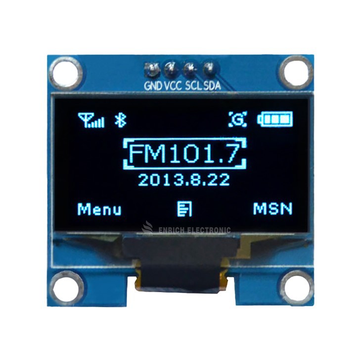 1.3 Layar OLED Antarmuka I2C 128x64 Oled