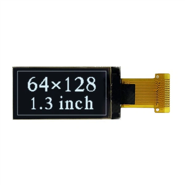 Modul Layar LCD Putih OLED 1,3 Inci